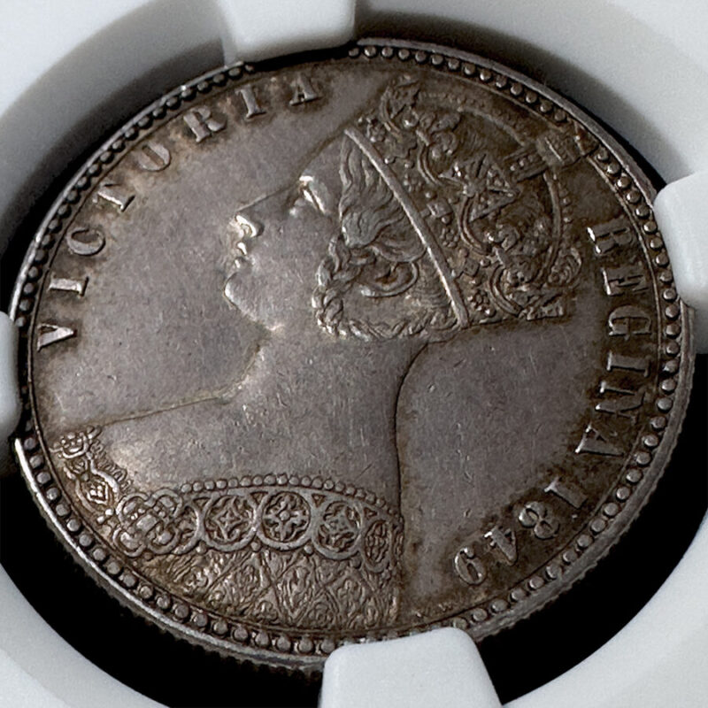 イギリス ヴィクトリア女王 ゴッドレスフローリン 1849年 NGC コレクション