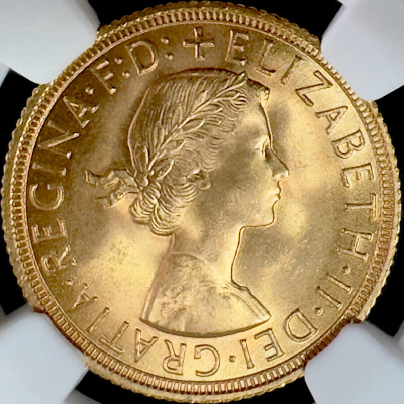 1959年イギリス ヴィクトリア ソブリン金貨 NGC MS65 - コレクション