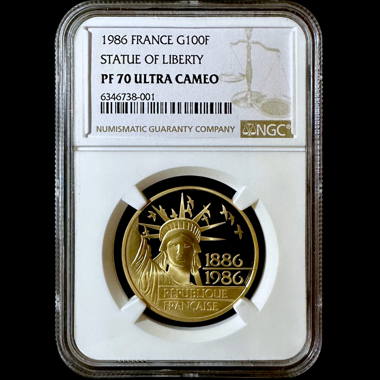 2016年 国立公園局100周年記念 プルーフコイン3枚セット - NGC PF70、69、70 1986年 フランス 自由の女神  リバティー100周年記念 100フラン 金貨 NGC PF70 ULTRA CAMEO - BeEraCoins NGC,PCGSアンティークコイン投資