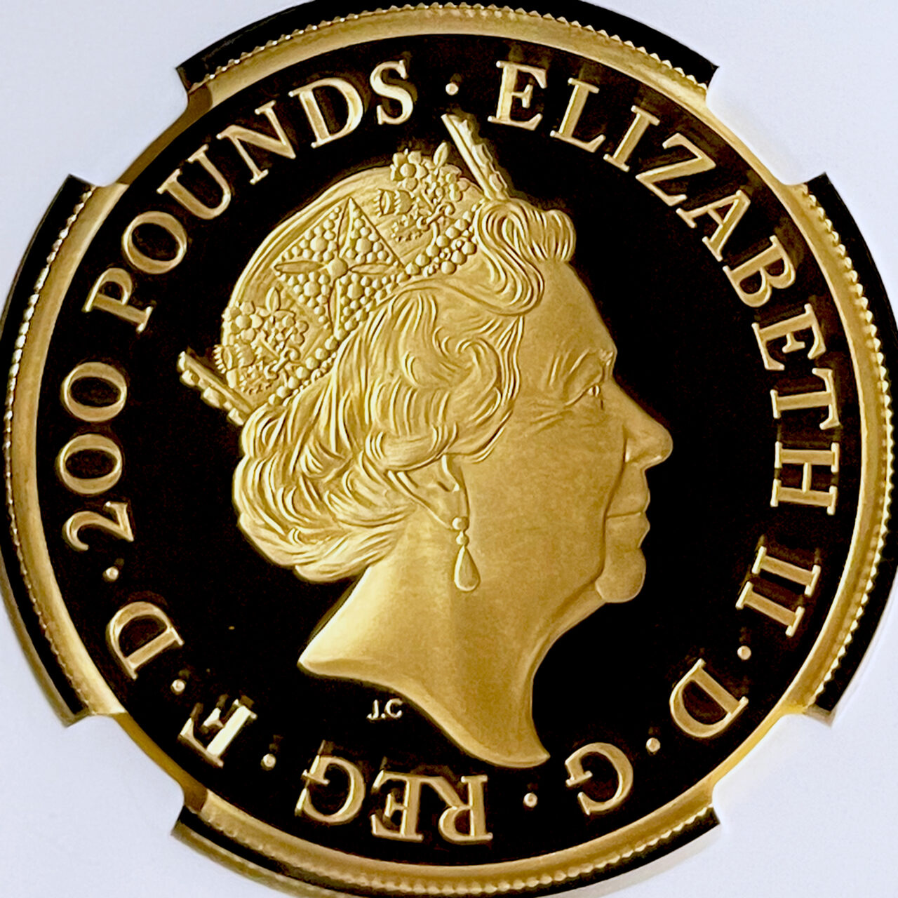2021年 イギリス 英国 ブリタニアとライオン 2オンス 200ポンド 金貨 